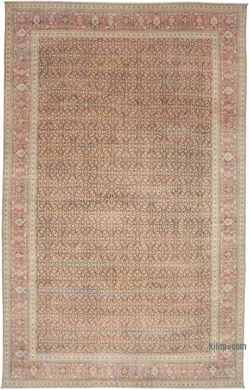 Vintage Hand-Knotted Oriental Rug - 10' 6" x 16' 10" (126" x 202") - K0082271