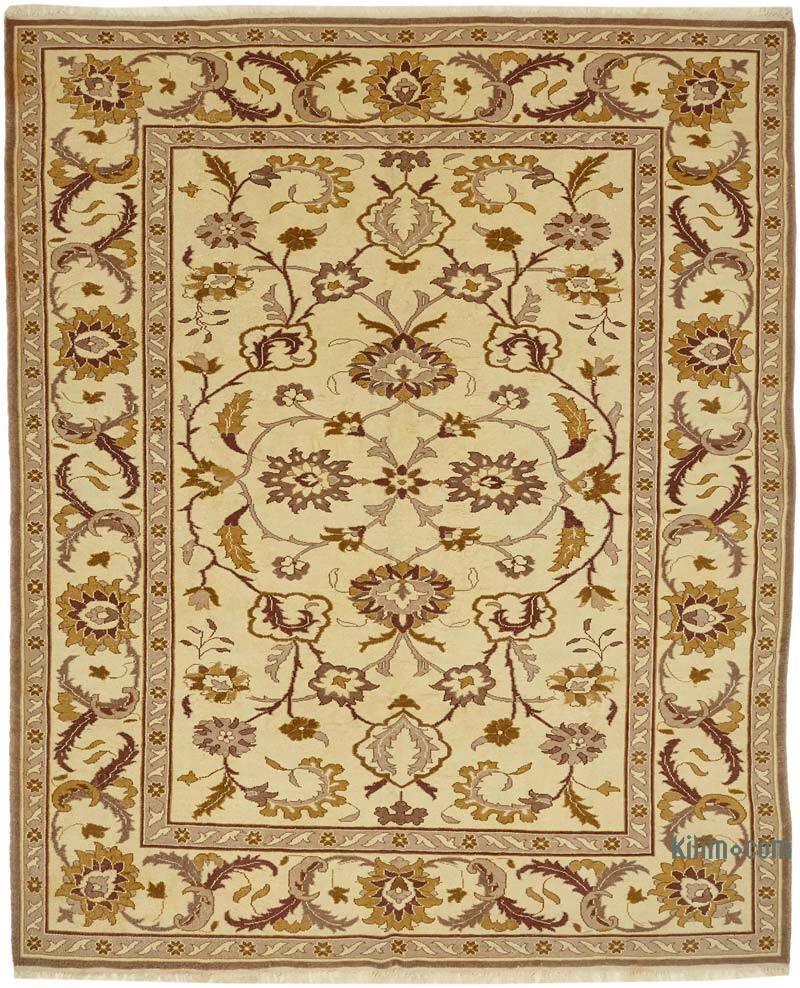 Vintage Hand-Knotted Oriental Rug - 8' 1" x 9' 10" (97" x 118") - K0082272