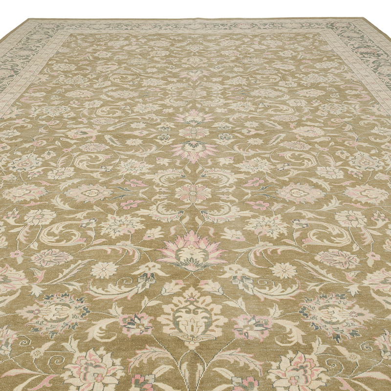 Vintage Hand-Knotted Oriental Rug - 10'  x 17' 9" (120" x 213") - K0082276