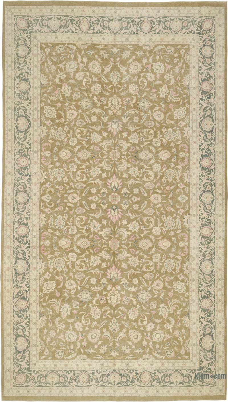 Vintage Hand-Knotted Oriental Rug - 10'  x 17' 9" (120" x 213") - K0082276