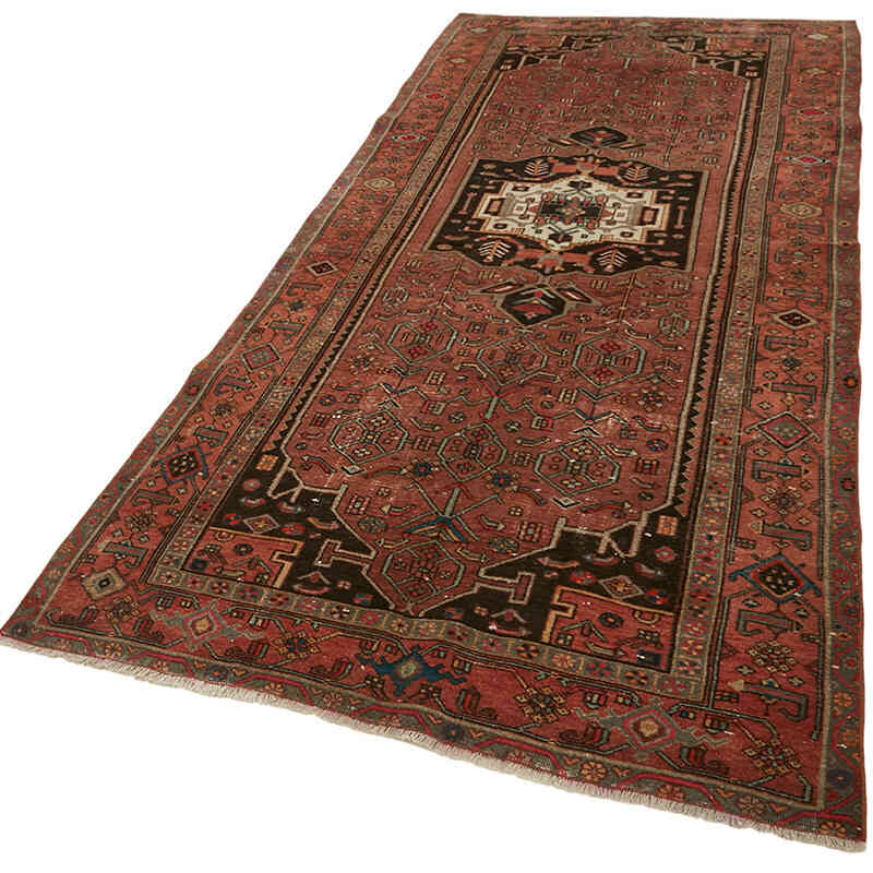 Vintage Hand-Knotted Oriental Rug - 4' 8" x 10' 8" (56" x 128") - K0082279