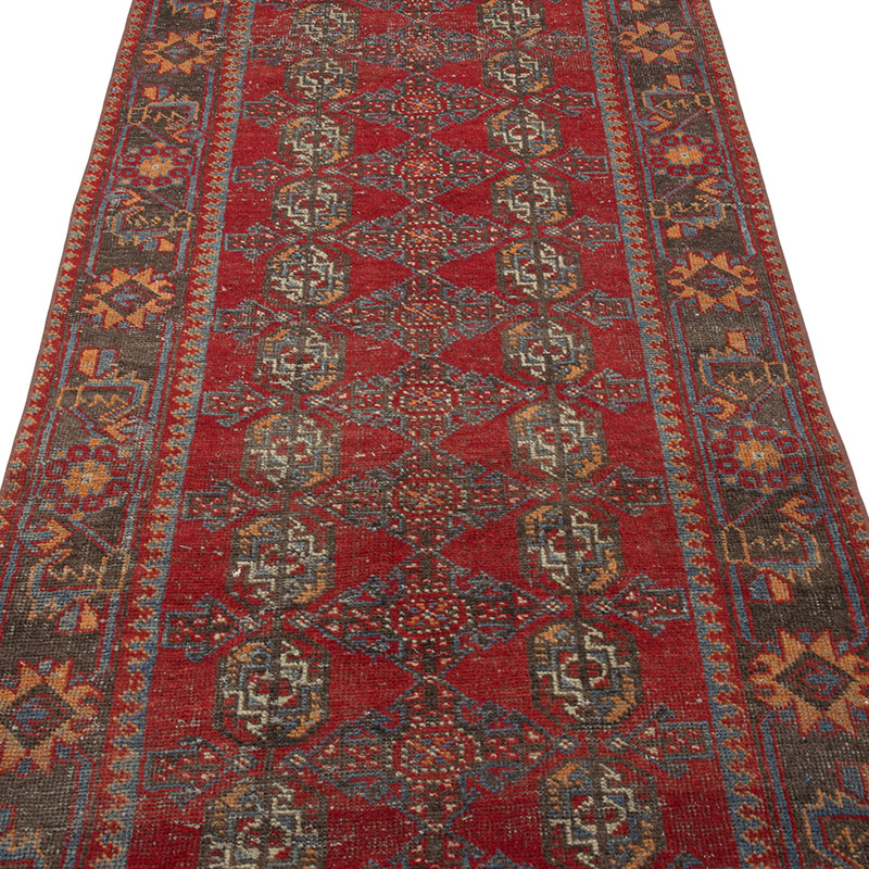 Vintage El Dokuma Yolluk - 100 cm x 320 cm - K0082280