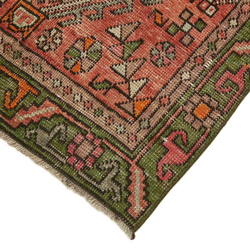 Vintage Oriental Hand-Knotted Runner - 3' 1" x 11' 9" (37" x 141") - K0082281