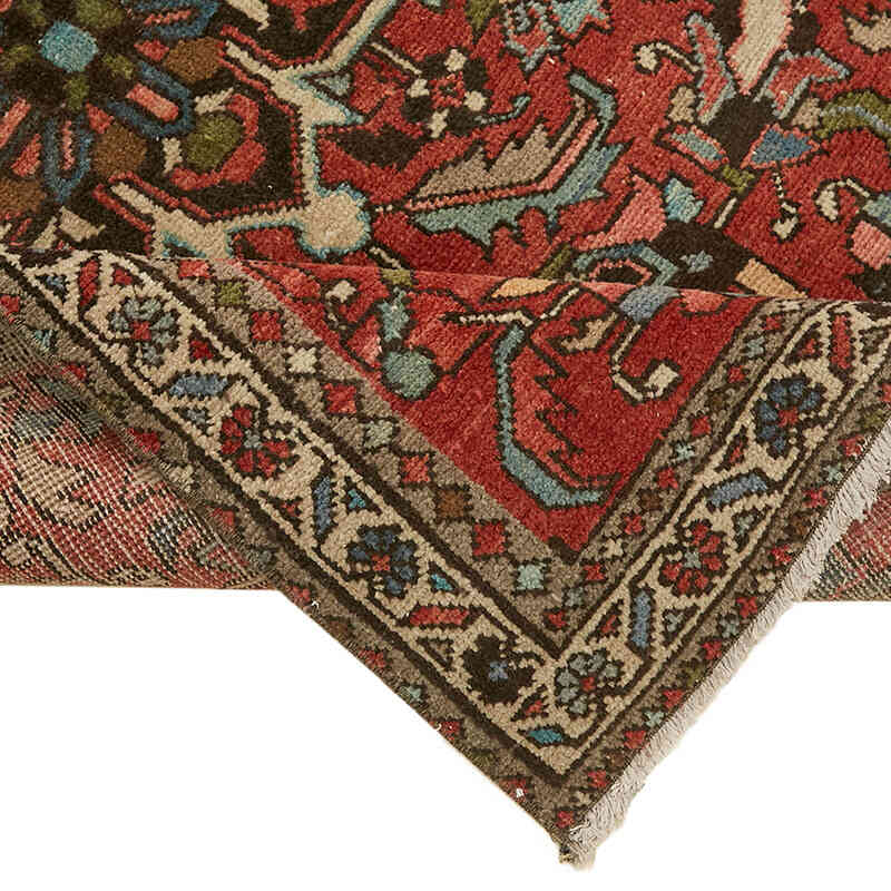 Corredora Anudada a Mano Oriental Vintage - 107 cm x 383 cm - K0082282