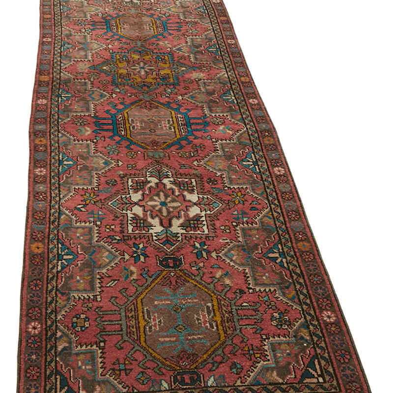 Vintage Oriental Hand-Knotted Runner - 3' 2" x 12' 2" (38" x 146") - K0082284