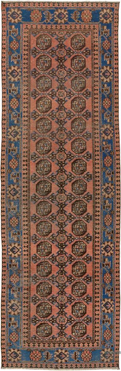 Corredora Anudada a Mano Oriental Vintage - 105 cm x 327 cm