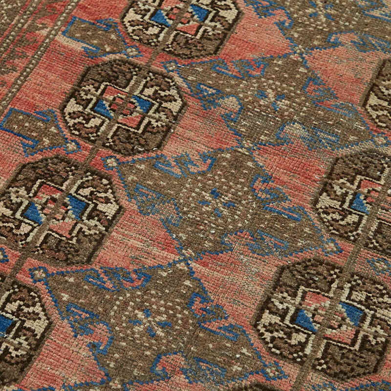 Vintage Oriental Hand-Knotted Runner - 3' 10" x 8' 3" (46" x 99") - K0082289