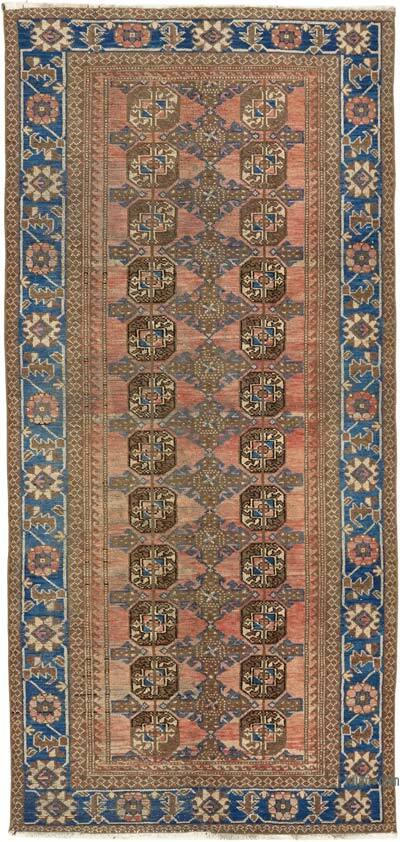 Vintage El Dokuma Yolluk - 118 cm x 252 cm