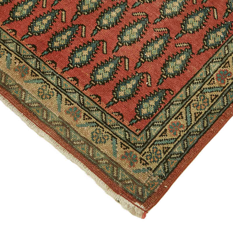 Vintage Oriental Hand-Knotted Runner - 2' 10" x 11'  (34" x 132") - K0082292