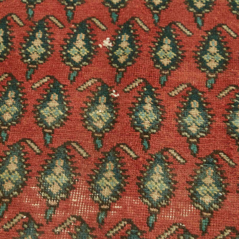Vintage Oriental Hand-Knotted Runner - 2' 10" x 11'  (34" x 132") - K0082292