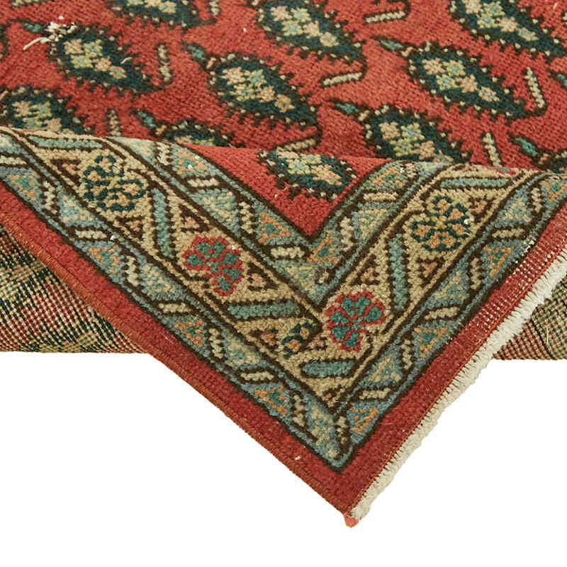 Vintage Oriental Hand-Knotted Runner - 2' 10" x 11'  (34" x 132") - K0082292