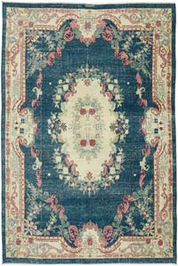 El Dokuma Vintage Halı - 248 cm x 371 cm