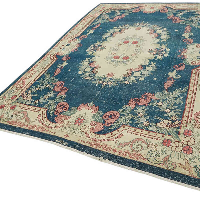 Vintage Hand-Knotted Oriental Rug - 8' 2" x 12' 2" (98" x 146") - K0082296