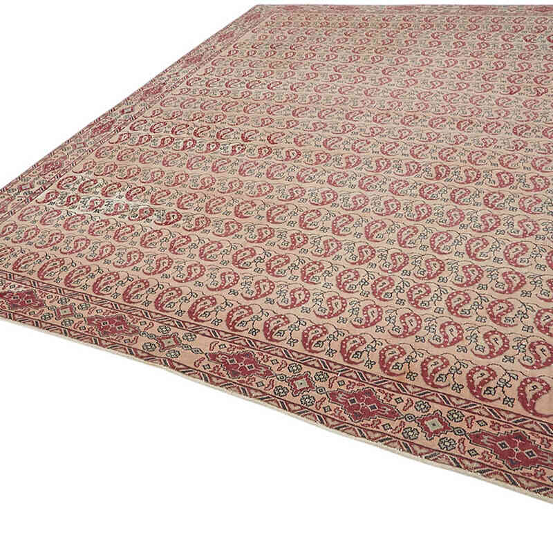 Vintage Hand-Knotted Oriental Rug - 9' 5" x 11' 11" (113" x 143") - K0082310