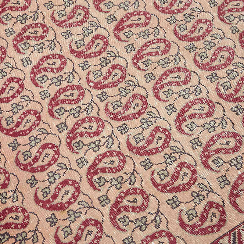Vintage Hand-Knotted Oriental Rug - 9' 5" x 11' 11" (113" x 143") - K0082310