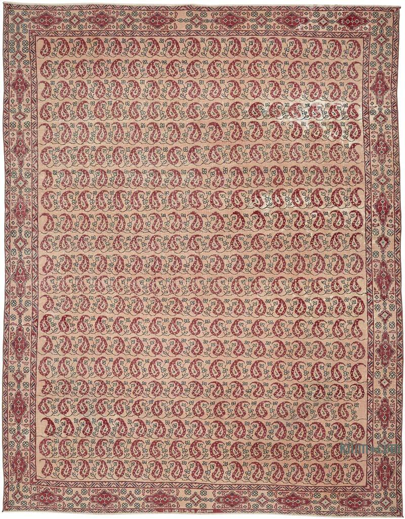 Vintage Hand-Knotted Oriental Rug - 9' 5" x 11' 11" (113" x 143") - K0082310