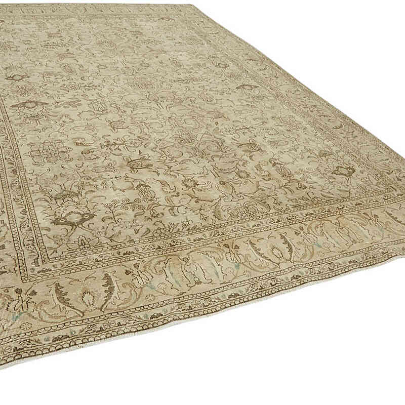 Vintage Hand-Knotted Oriental Rug - 9' 3" x 13' 1" (111" x 157") - K0082311