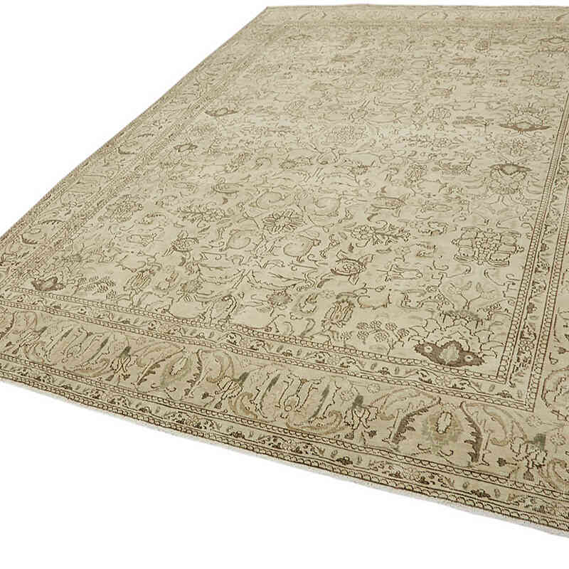 Vintage Hand-Knotted Oriental Rug - 9' 3" x 13' 1" (111" x 157") - K0082311