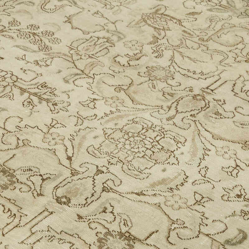 Vintage Hand-Knotted Oriental Rug - 9' 3" x 13' 1" (111" x 157") - K0082311
