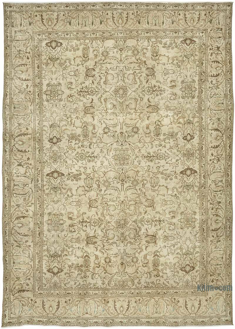 Vintage Hand-Knotted Oriental Rug - 9' 3" x 13' 1" (111" x 157") - K0082311