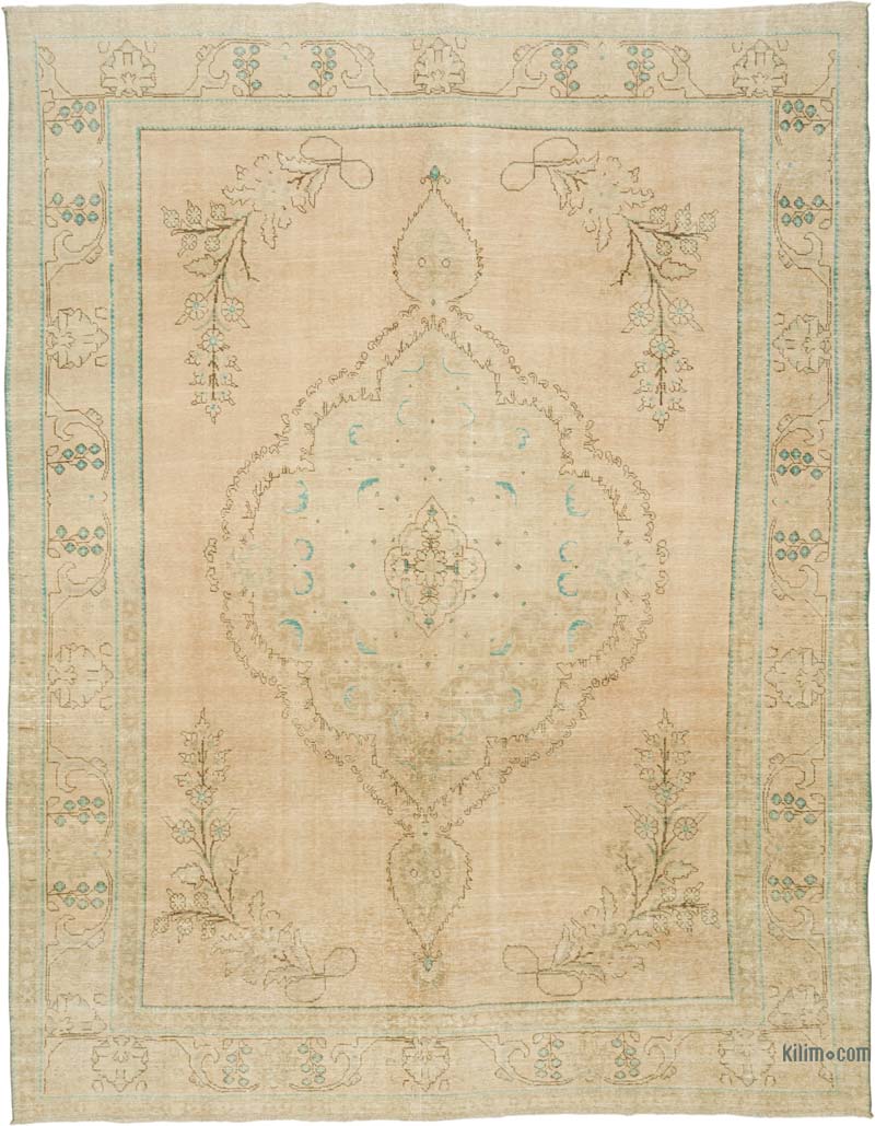 Vintage Hand-Knotted Oriental Rug - 9' 8" x 12' 3" (116" x 147") - K0082318