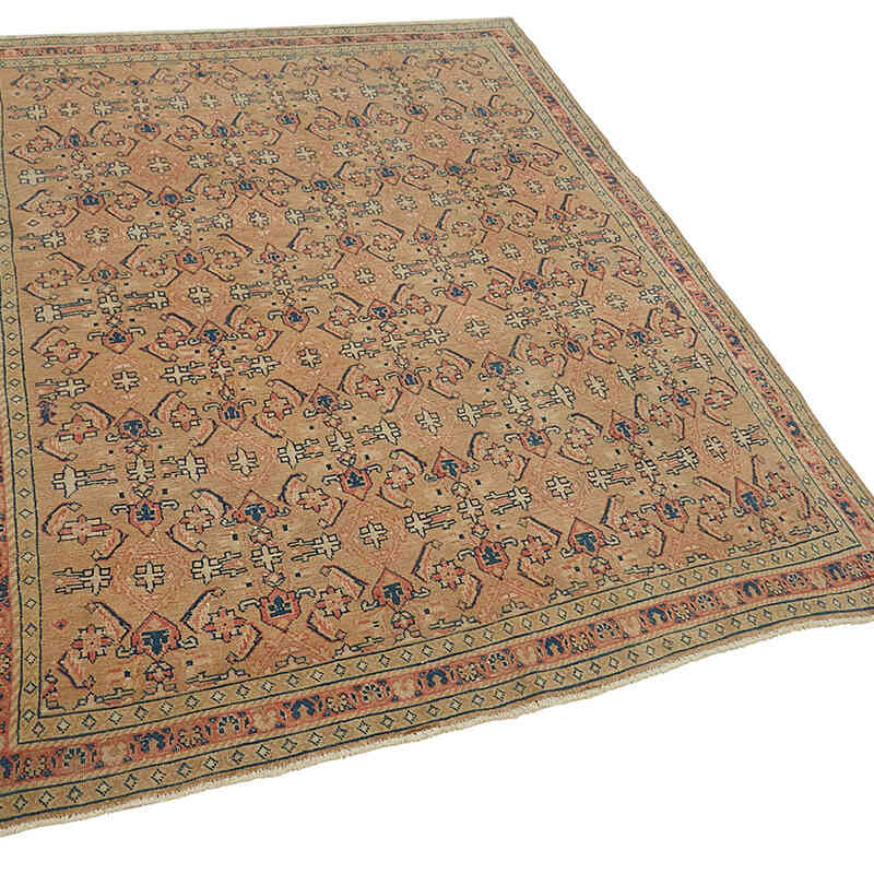 El Dokuma Vintage Halı - 153 cm x 203 cm - K0082322