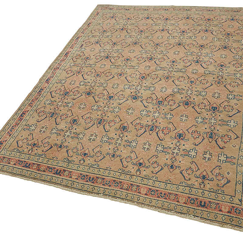 El Dokuma Vintage Halı - 153 cm x 203 cm - K0082322