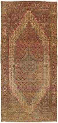 Vintage Hand-Knotted Oriental Rug - 5'  x 10' 11" (60" x 131")