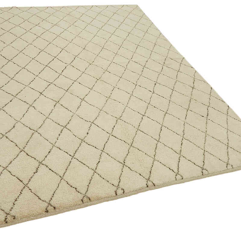 New Contemporary Hand-Knotted Rug - K0082328