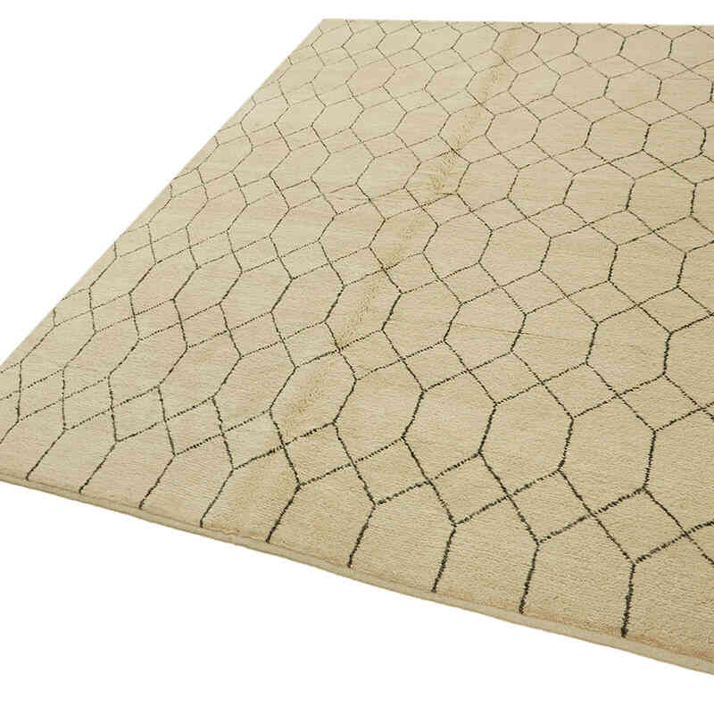Fas Stili Yeni El Dokuma Tülü - 187 cm x 275 cm - K0082332