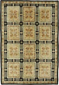 New Hand-Knotted Wool Oushak Rug