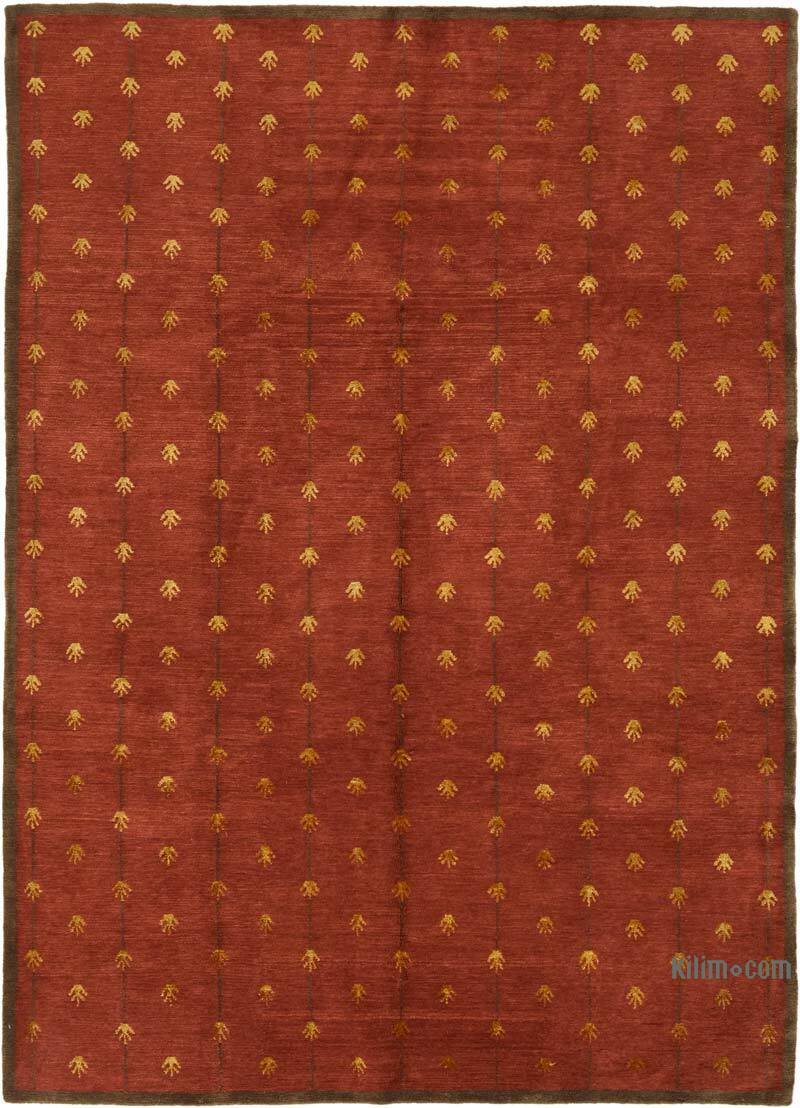New Contemporary Hand-Knotted Rug - K0082336