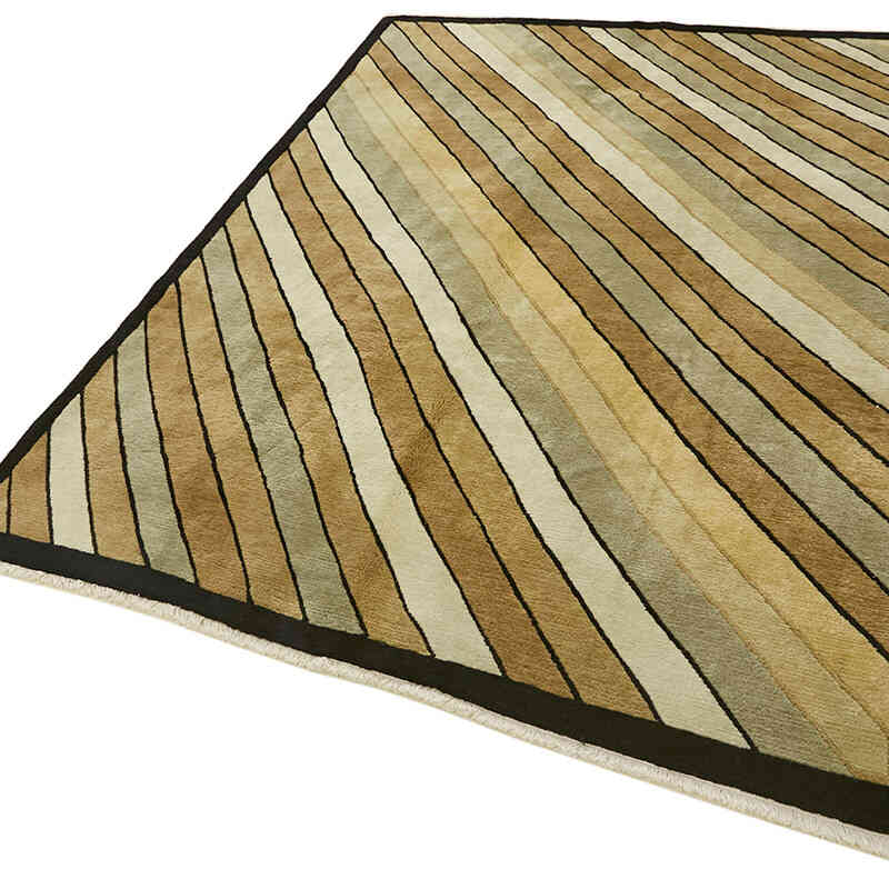 New Contemporary Hand-Knotted Rug - K0082343