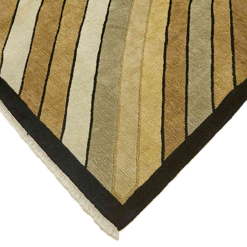 New Contemporary Hand-Knotted Rug - K0082343