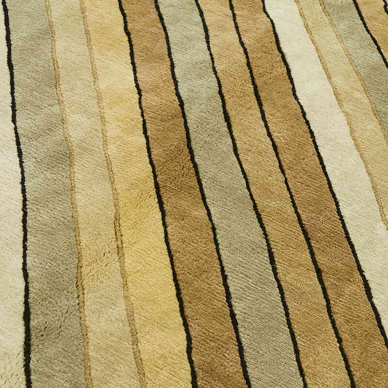 New Contemporary Hand-Knotted Rug - K0082343