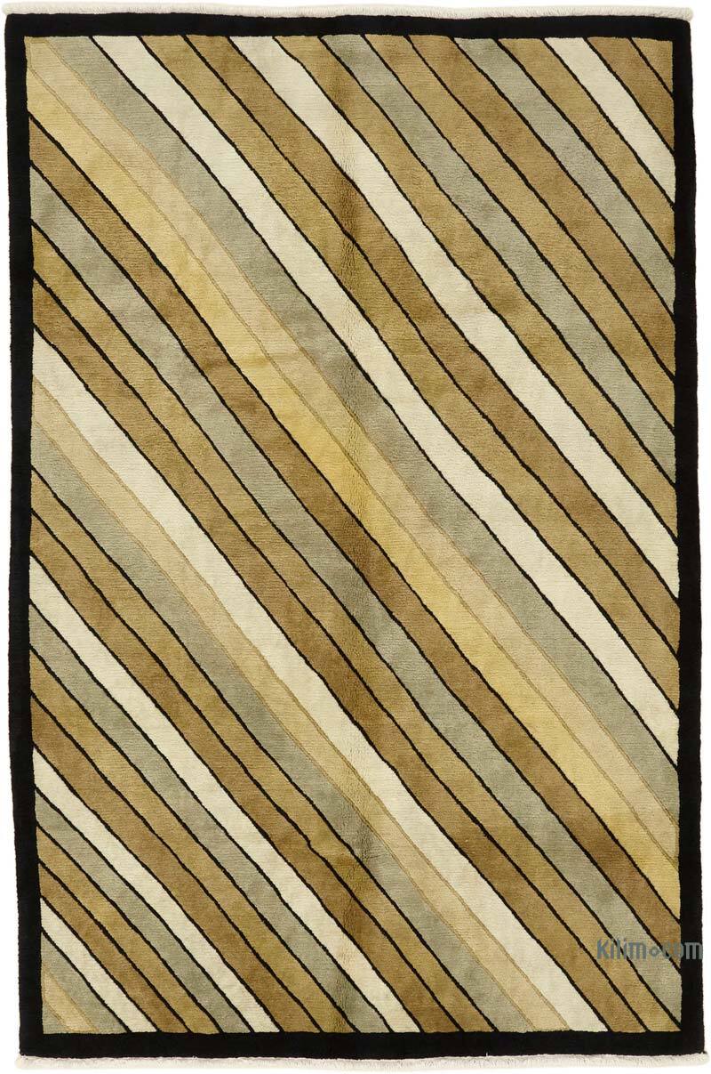 New Contemporary Hand-Knotted Rug - K0082343