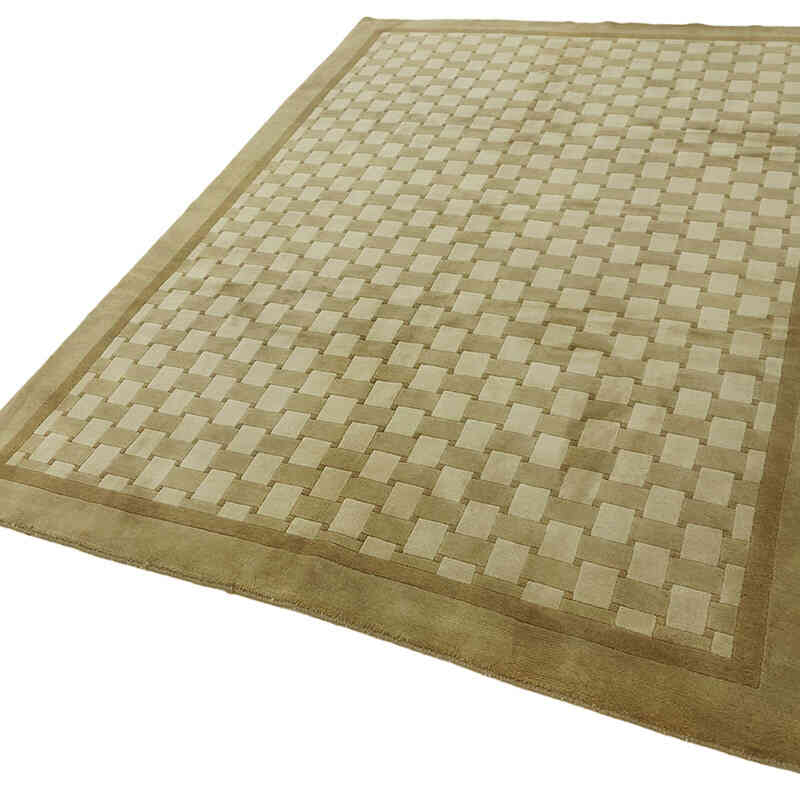 New Contemporary Hand-Knotted Rug - K0082344