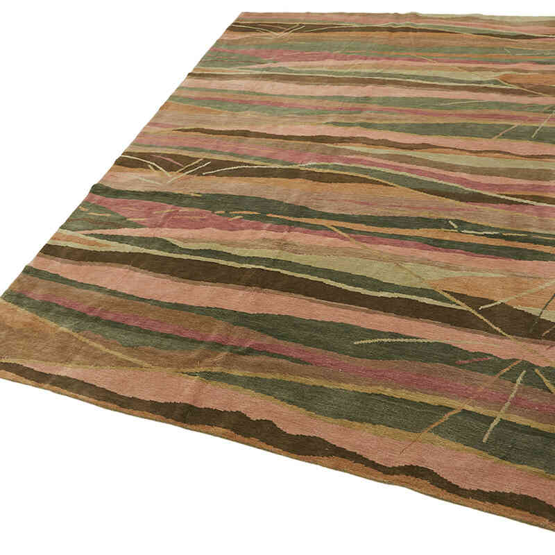 New Contemporary Hand-Knotted Rug - K0082345