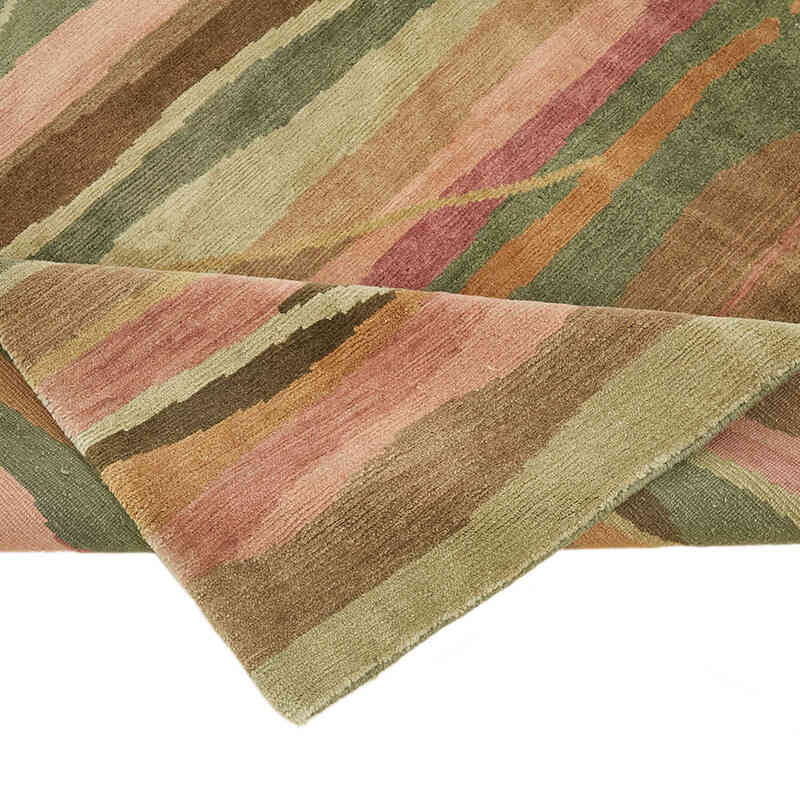New Contemporary Hand-Knotted Rug - K0082345