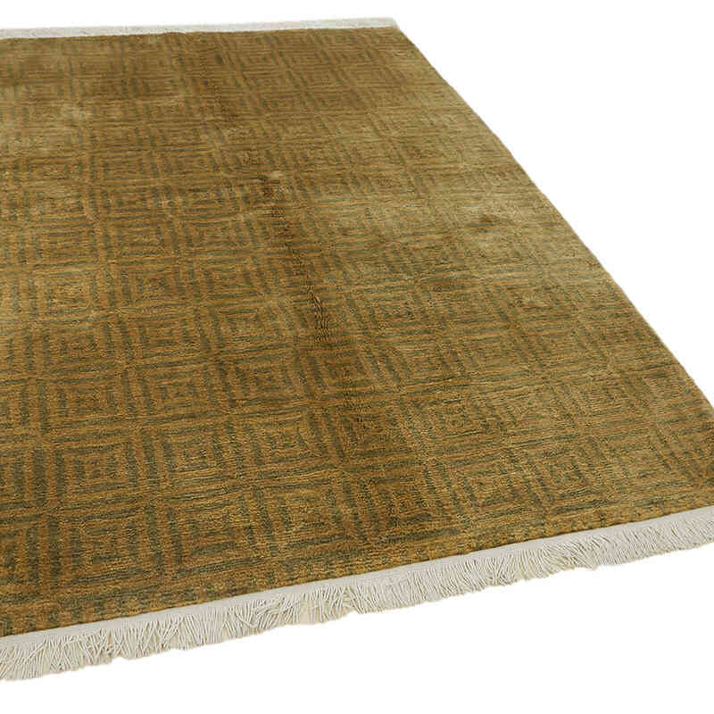 New Contemporary Hand-Knotted Rug - K0082346