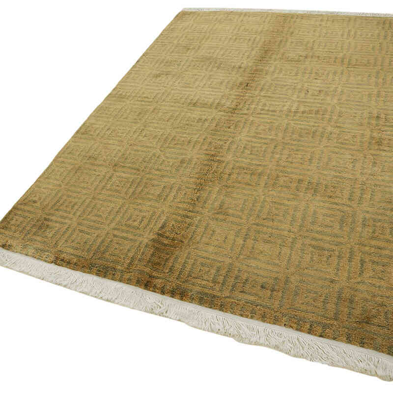 New Contemporary Hand-Knotted Rug - K0082346