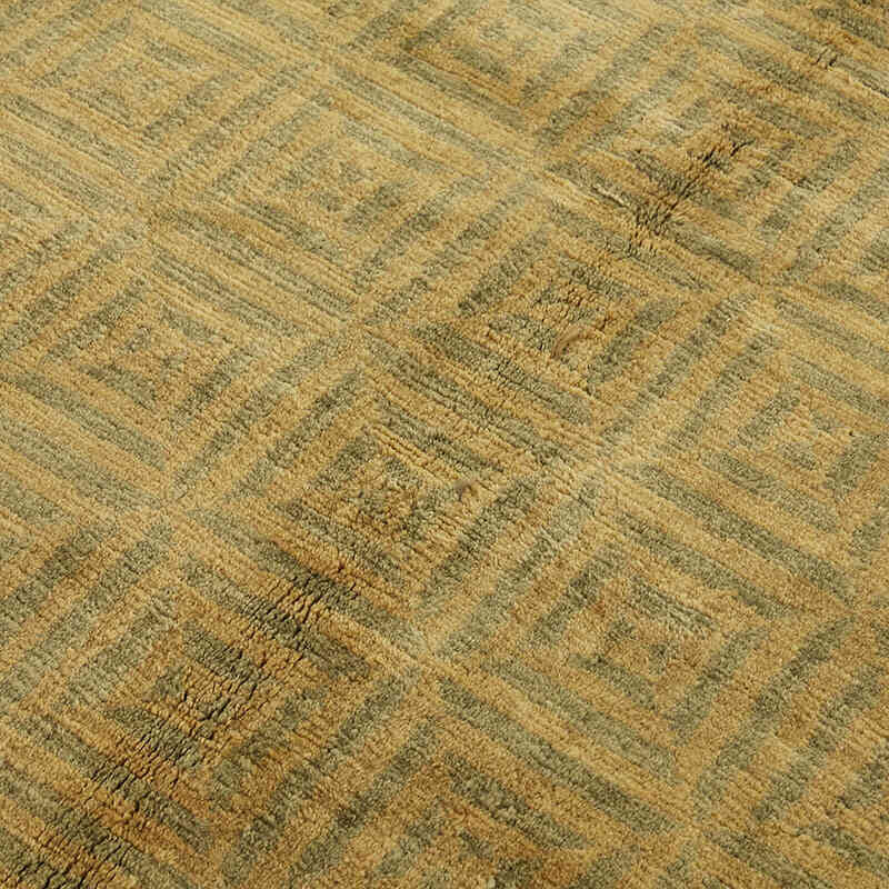 New Contemporary Hand-Knotted Rug - K0082346