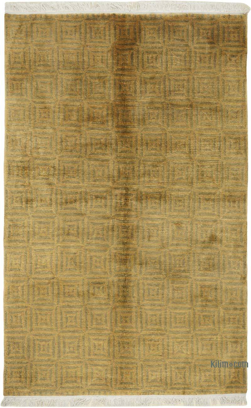 New Contemporary Hand-Knotted Rug - K0082346
