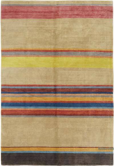 New Contemporary Hand-Knotted Rug
