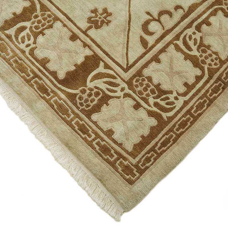 Nueva Alfombra Oushak Tejida a Mano - K0082348