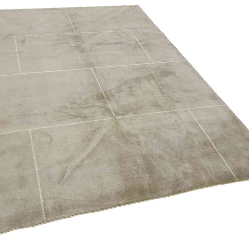 New Contemporary Hand-Knotted Rug - K0082349