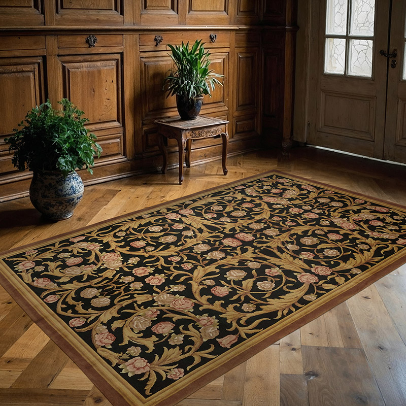 New Hand-Knotted Wool Oushak Rug - K0082352