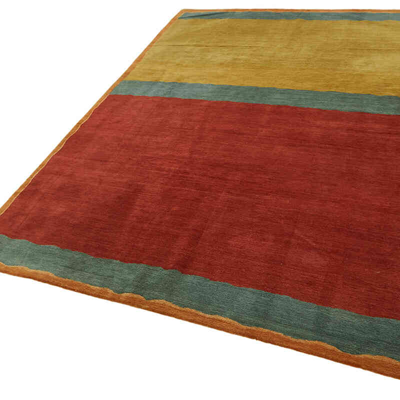 New Contemporary Hand-Knotted Rug - K0082353