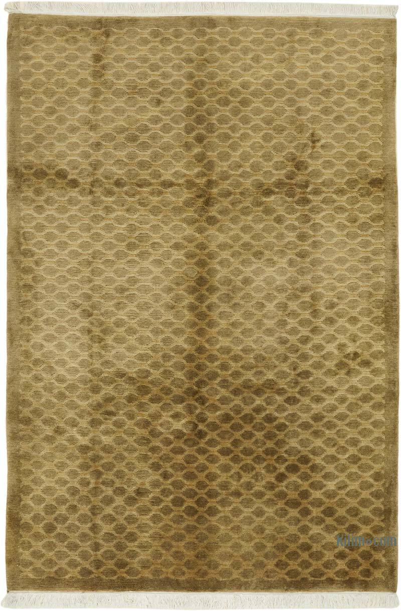New Contemporary Hand-Knotted Rug - K0082356