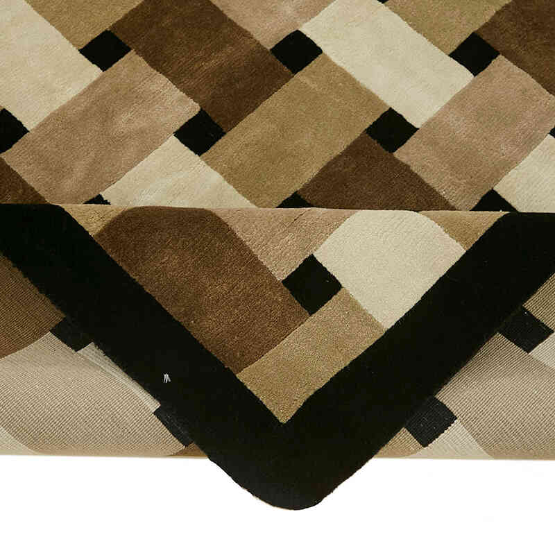 New Contemporary Hand-Knotted Rug - K0082357